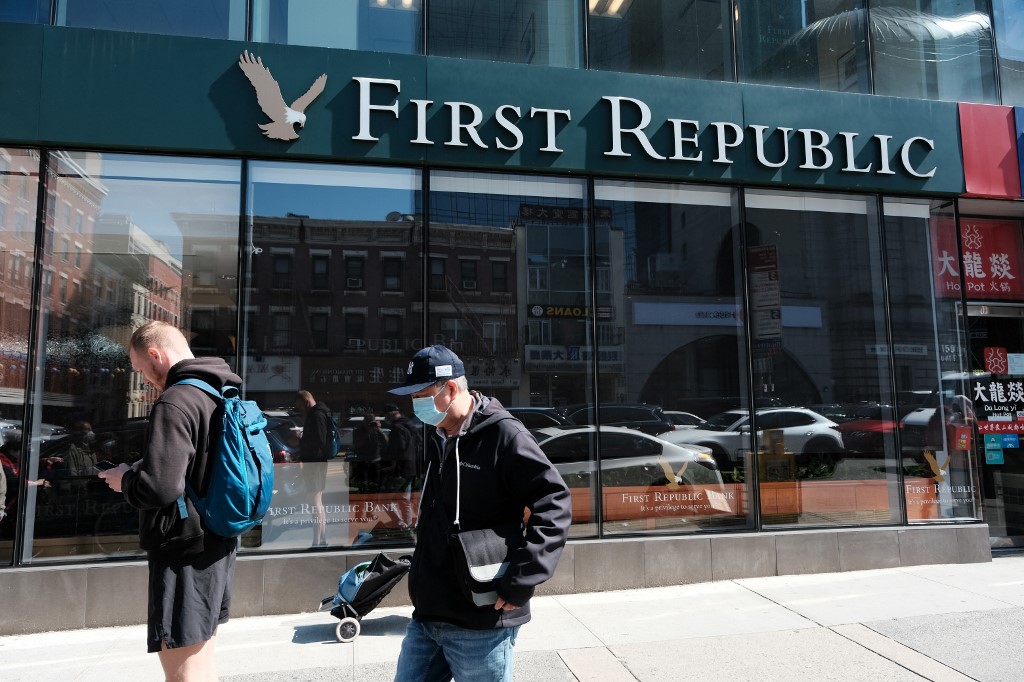 Sucursal de First Republic Bank en Manhattan. | AFP