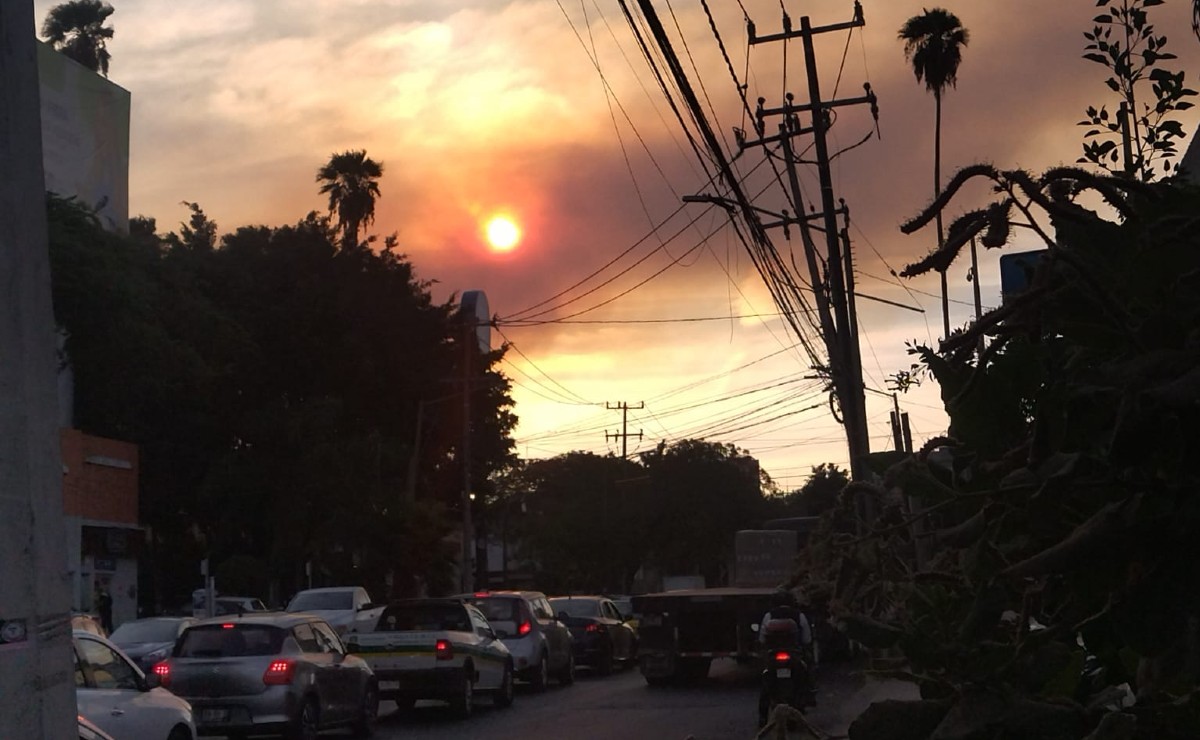Contaminación en Guadalajara por incendios forestales (Milenio)
