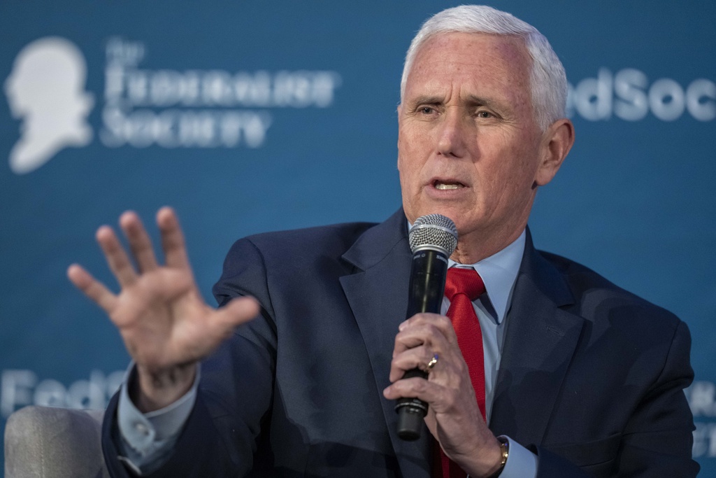 El ex vicepresidente, Mike Pence. (AP)