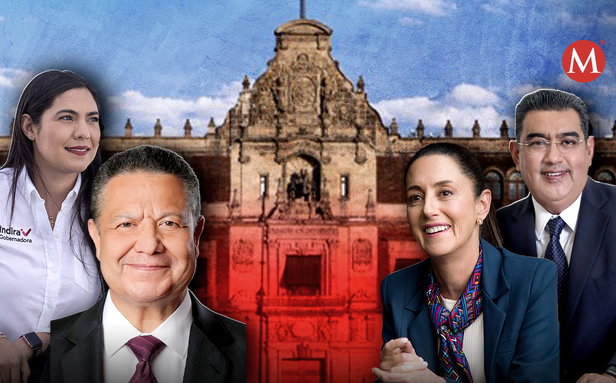 Los gobernadores de Morena y aliados se reunieron en Palacio Nacional hoy. | Diseño