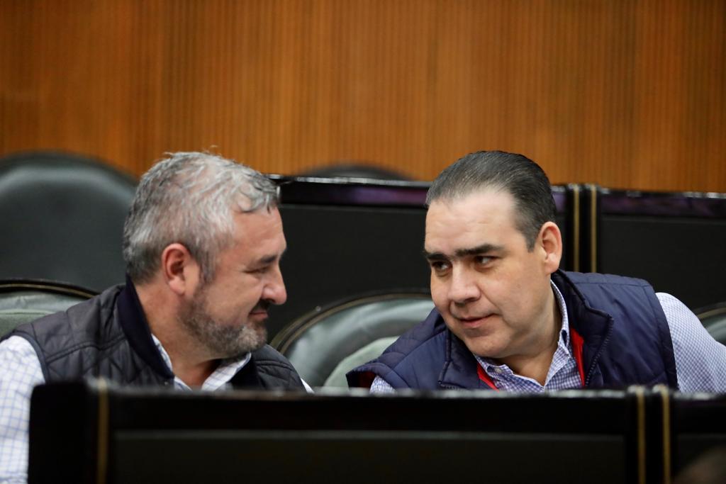 Javier Caballero y Heriberto Treviño del PRI | Especial