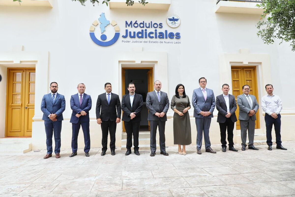 El módulo judicial fue instalado en un edificio aledaño a la presidencia municipal de Allende. Foto: Especial