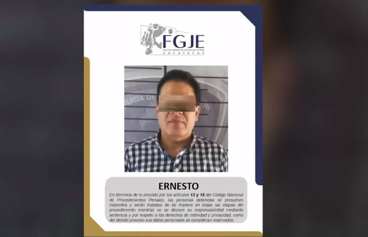 Político detenido en Zacatecas por violación. (Especial)