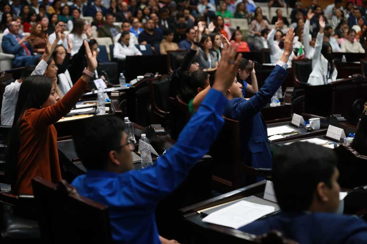 Sesión del primer Congreso Juvenil Hidalgo 2023 (Jorge Sánchez)