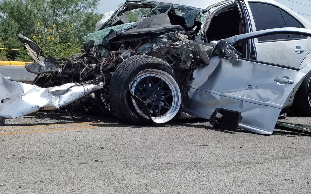 El accidente sucedió alrededores de las 9:00 horas en la carretera a Ciénega de Flores. Agustín Martínez