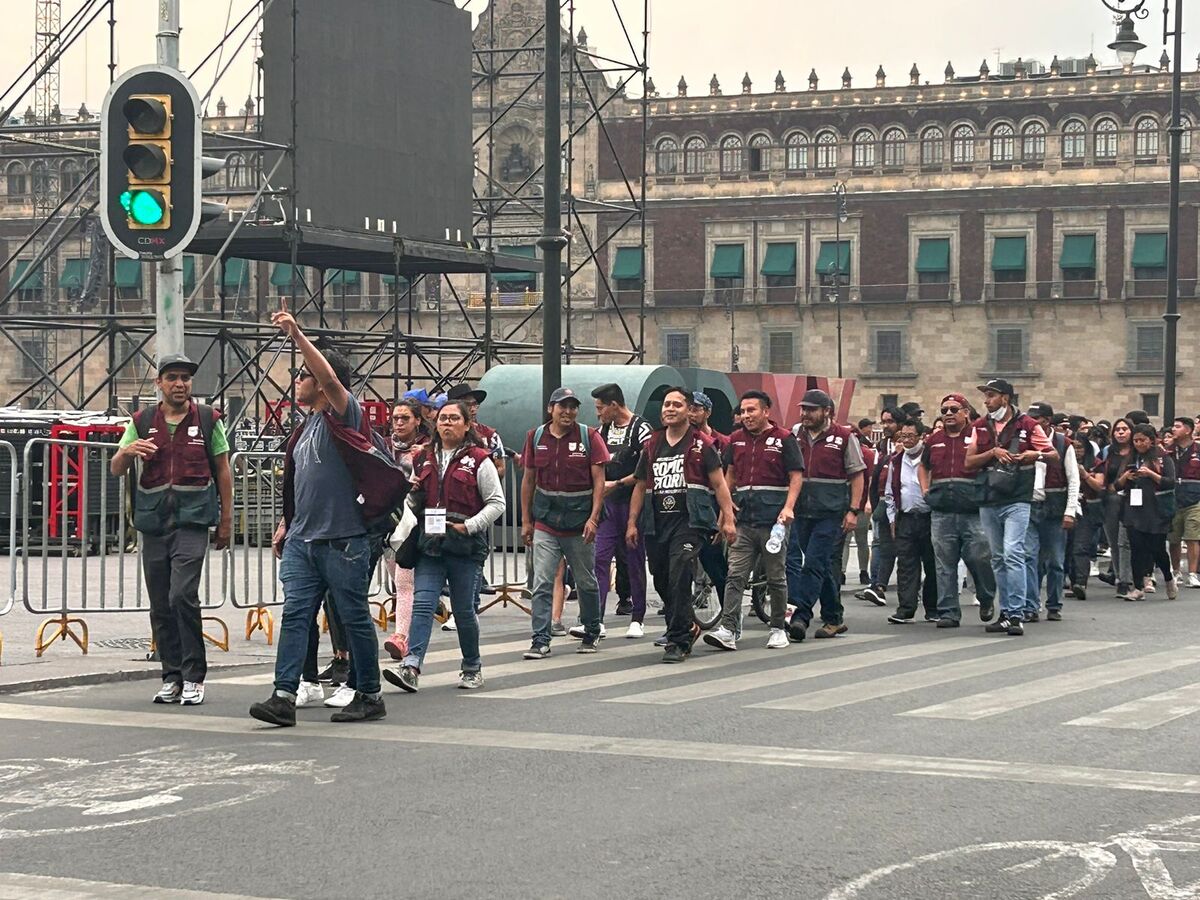 Actividades previas al concierto de Rosalía.