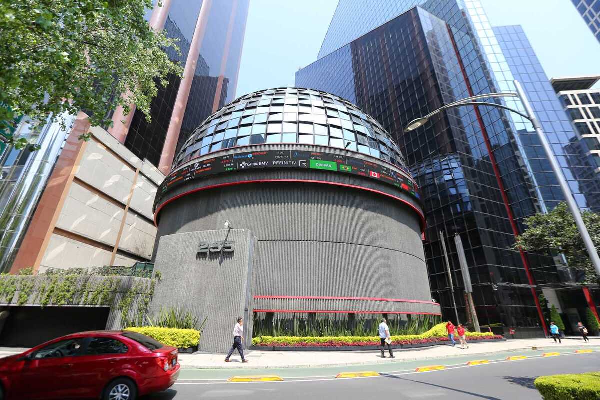 Bolsa Mexicana de Valores en Ciudad de México. Foto: Héctor Téllez