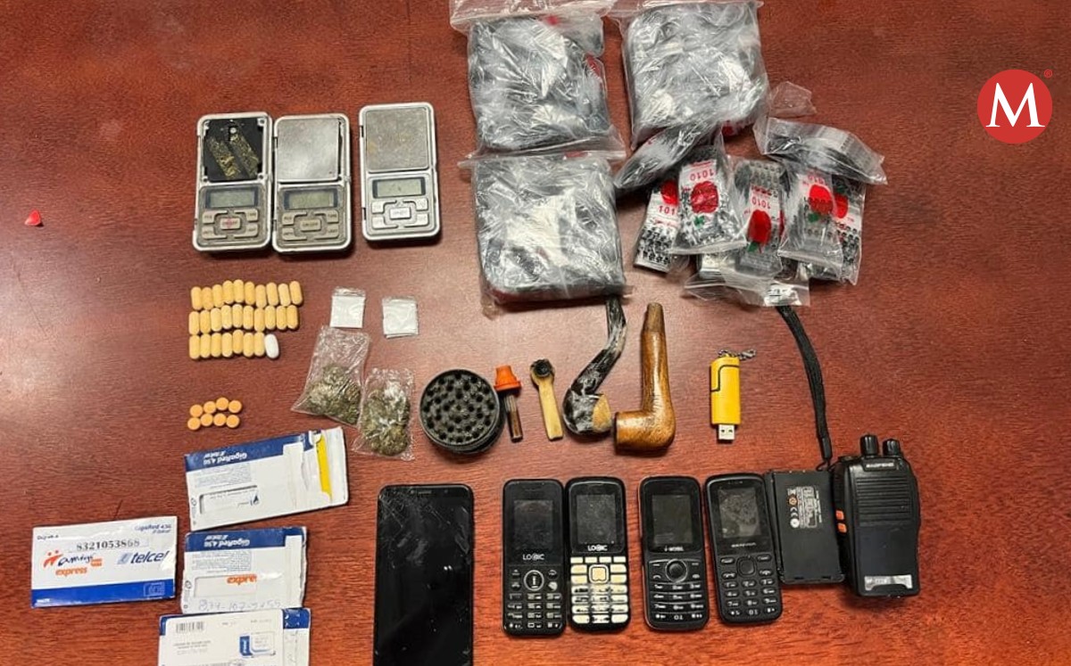 Estos objetos fueron localizado en penal de Victoria, Tamaulipas