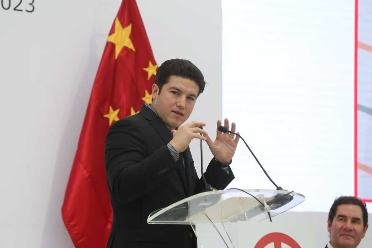 El gobernador de Nuevo León, Samuel García. Foto: Raúl Palacios