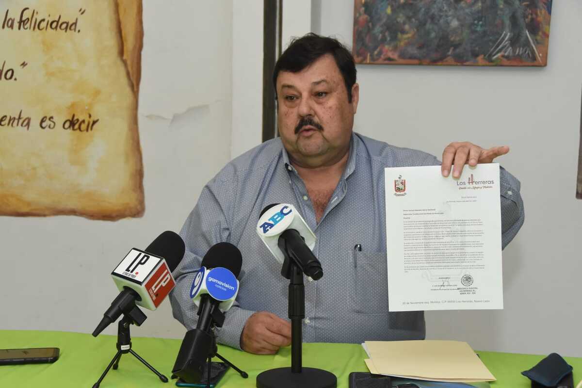 Luis Tijerina López, alcalde de Los Herreras. Foto: Especial