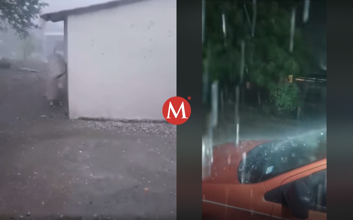 Reportan caída de granizo en Soto la Marina, Tamaulipas | VIDEO