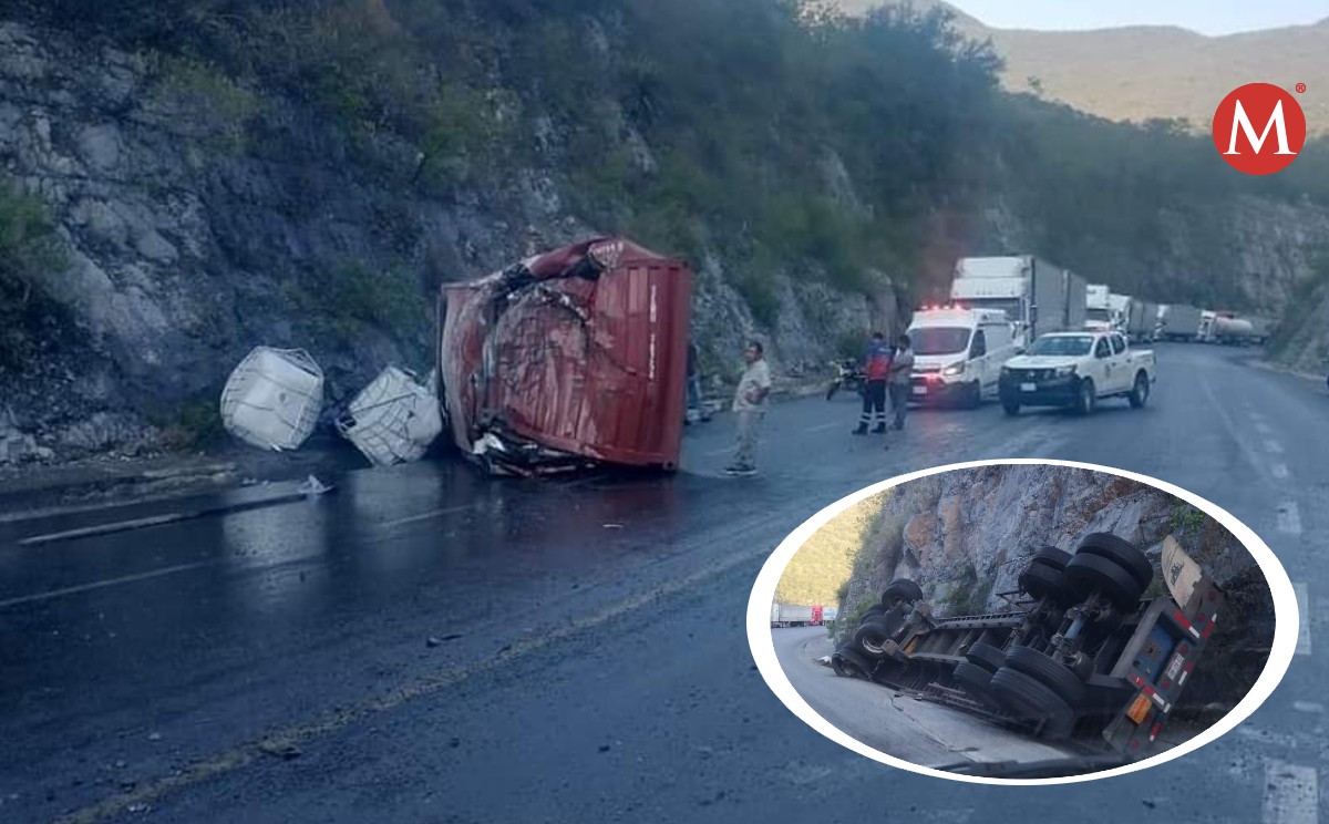 Accidente provoca cierre parcial del tramo carretero Rumbo Nuevo