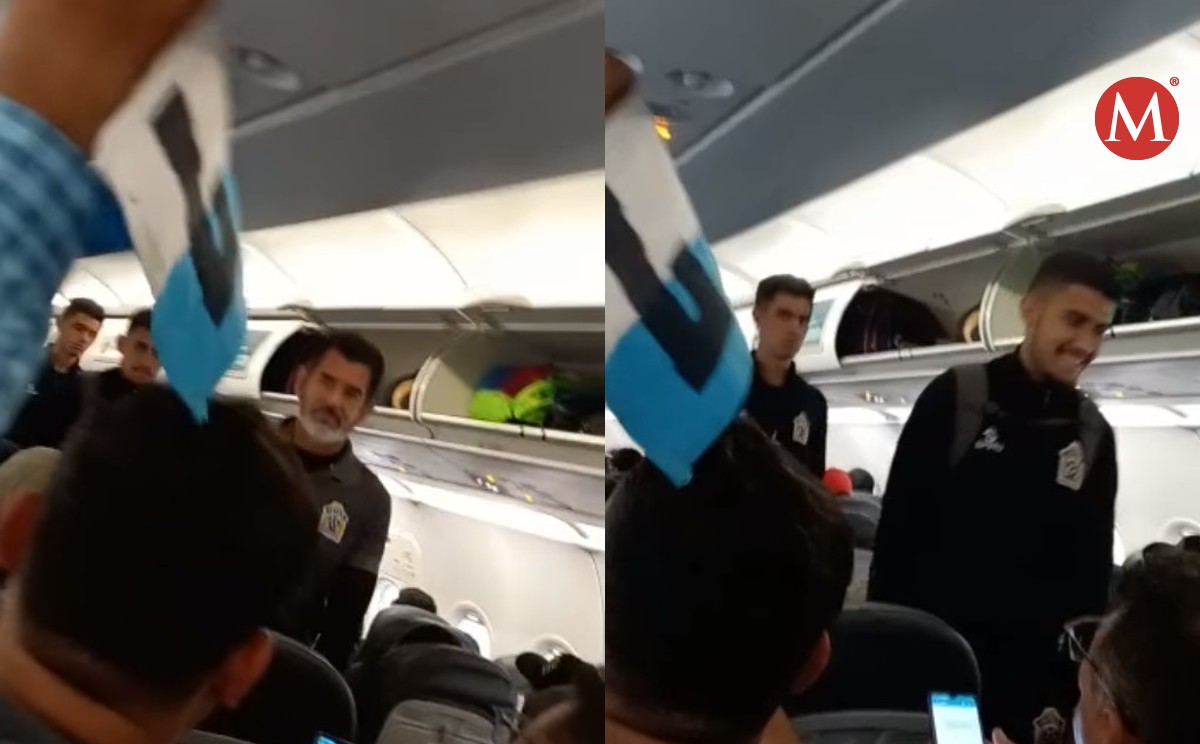 Aficionados de la Jaiba Brava se toparon con jugadores de Inter Playa del Carmen en el vuelo hacia Tampico.