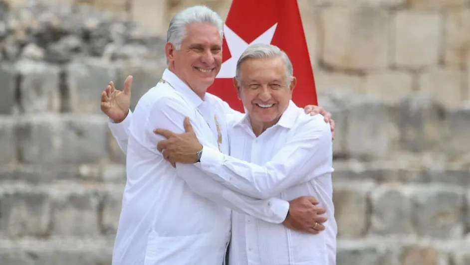 AMLO felicita a Miguel Díaz-Canel por reelección como presidente de Cuba