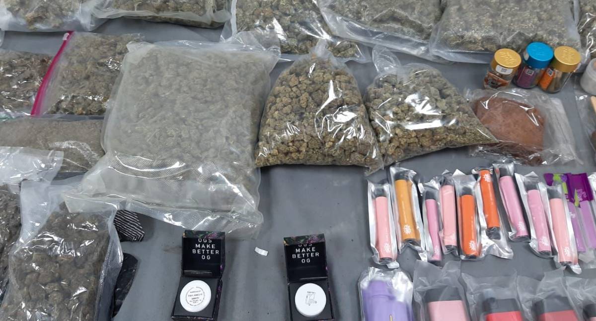 Las drogas fueron encontradas con apoyo de un binomio canino | Especial