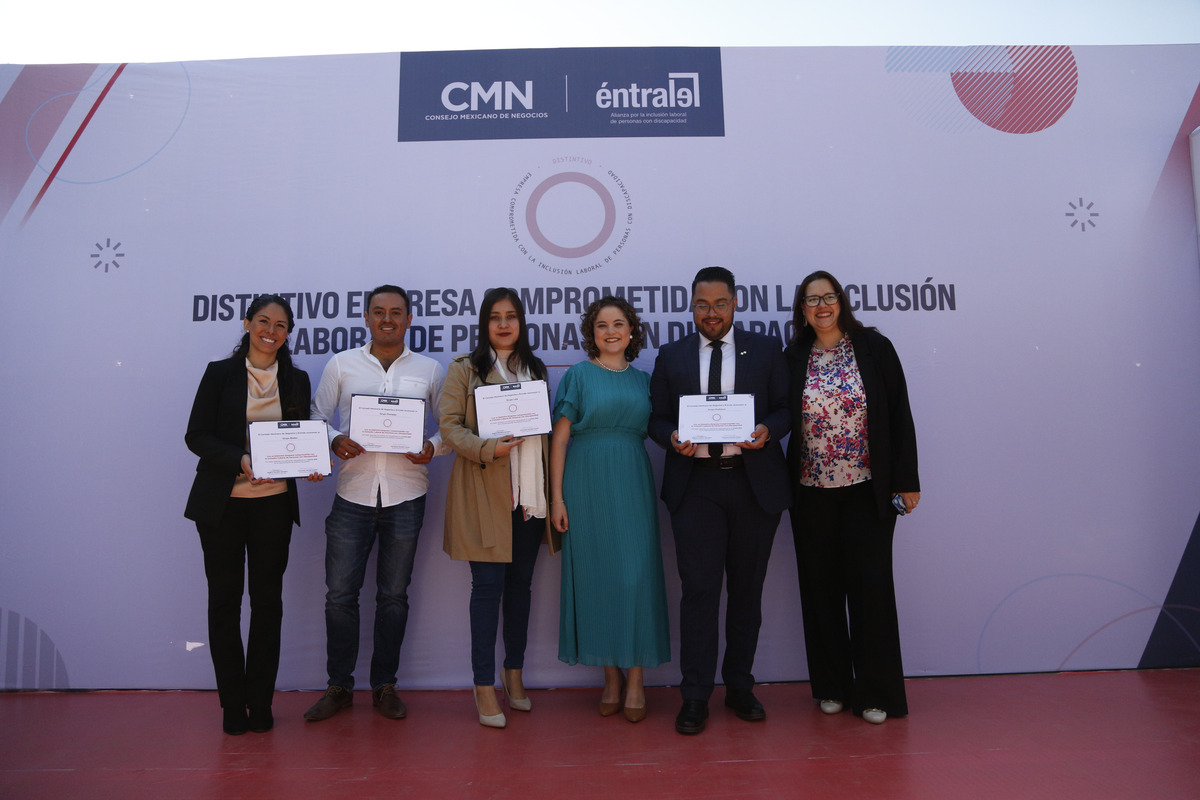 Recibió el Distintivo Empresa Comprometida con la Inclusión Laboral de Personas con Discapacidad 2023. | Especial