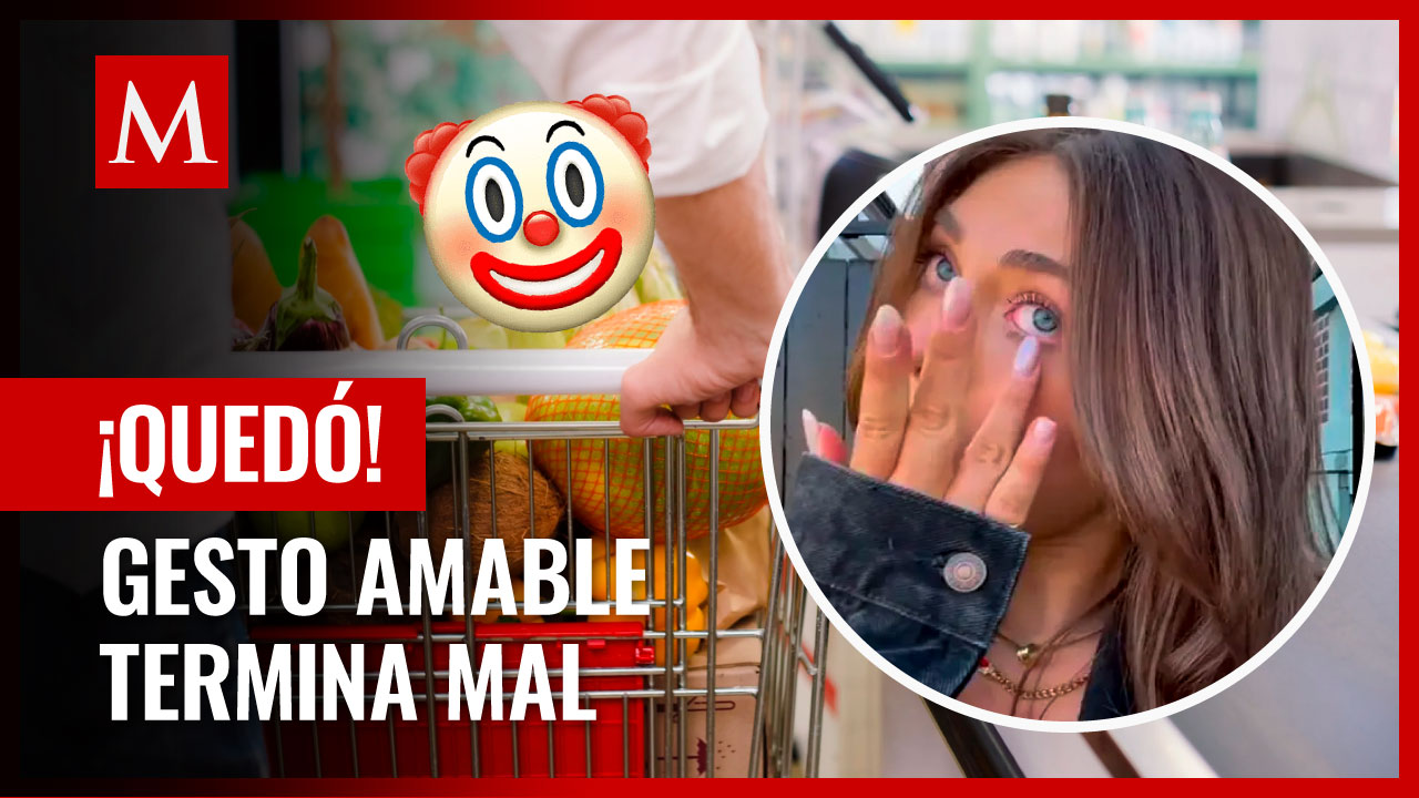 Triste momento de tiktoker en supermercado de Londres