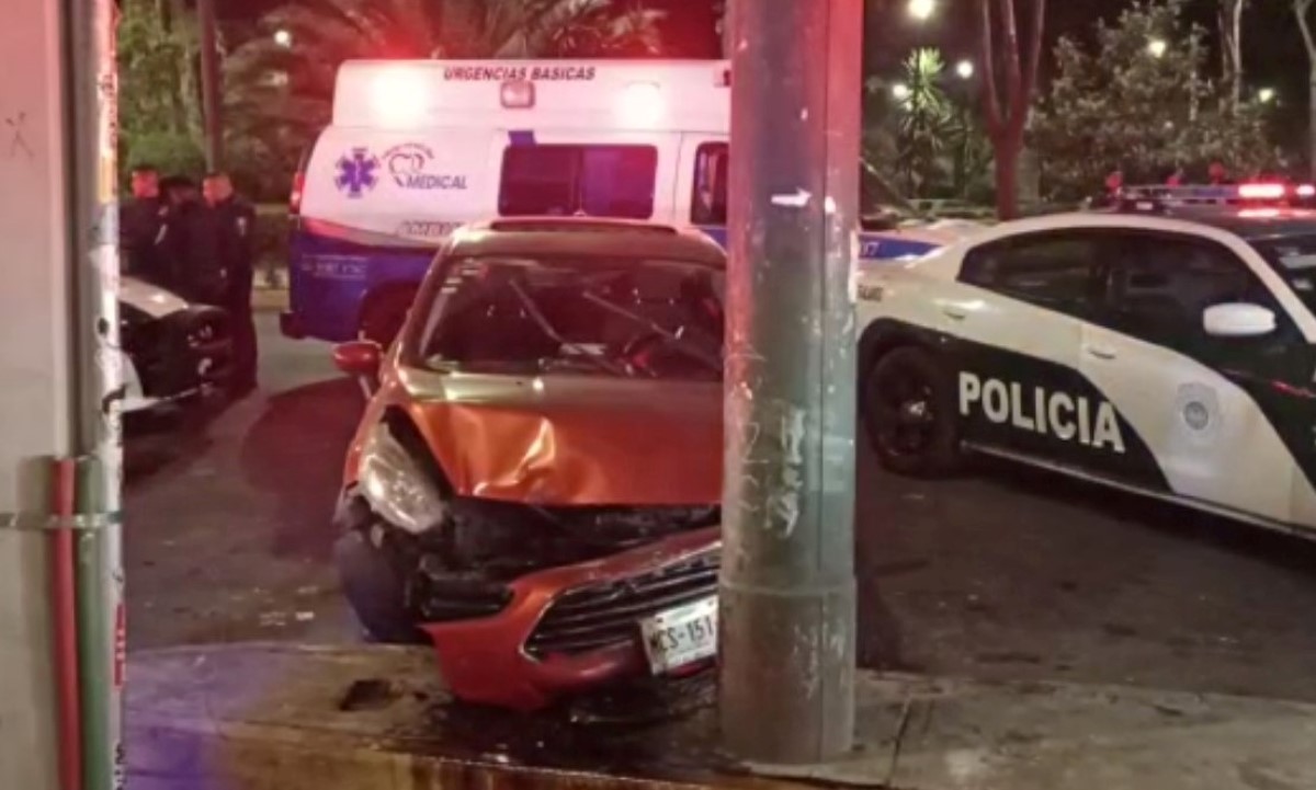 El accidente ocurrió en calles de la colonia Narvarte. | Enrique Luna