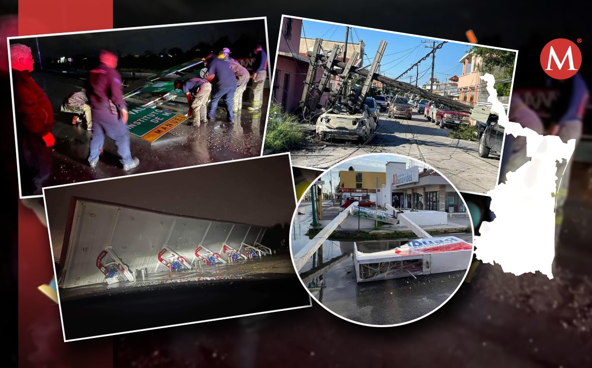 Afectaciones por frente frío 52 en Tamaulipas; 29 de abril 2023