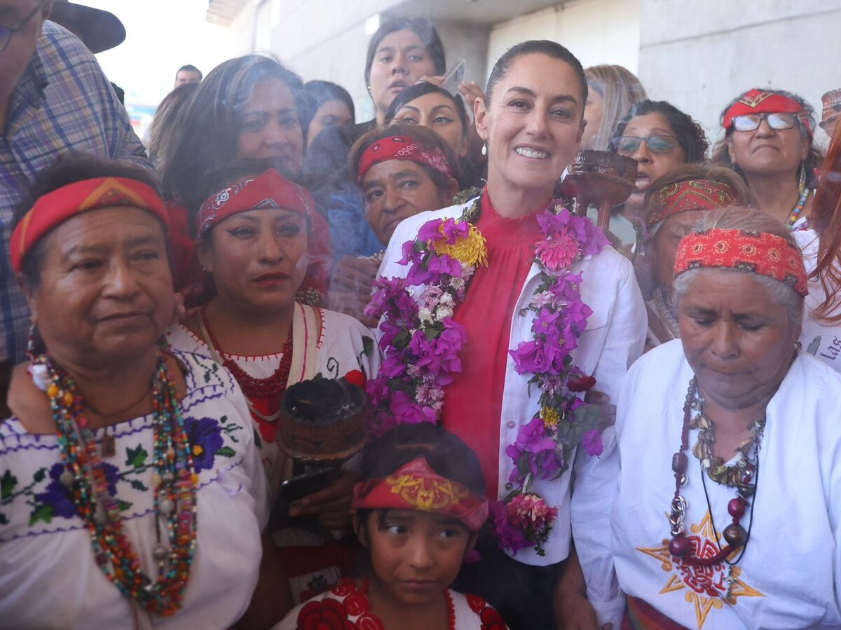 Claudia Sheinbaum estuvo en León, Guanajuato. (José Antonio Belmont)