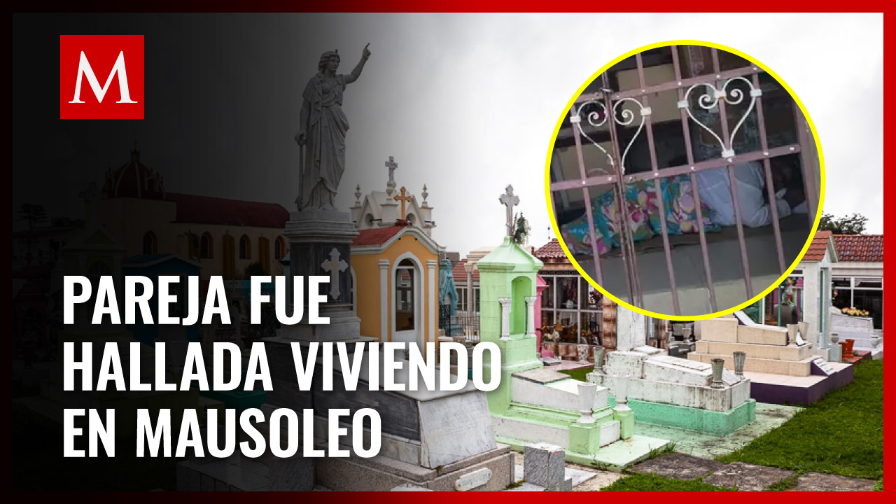 ¡Como si fuera hotel! Mujer descubre a pareja viviendo en un mausoleo familiar