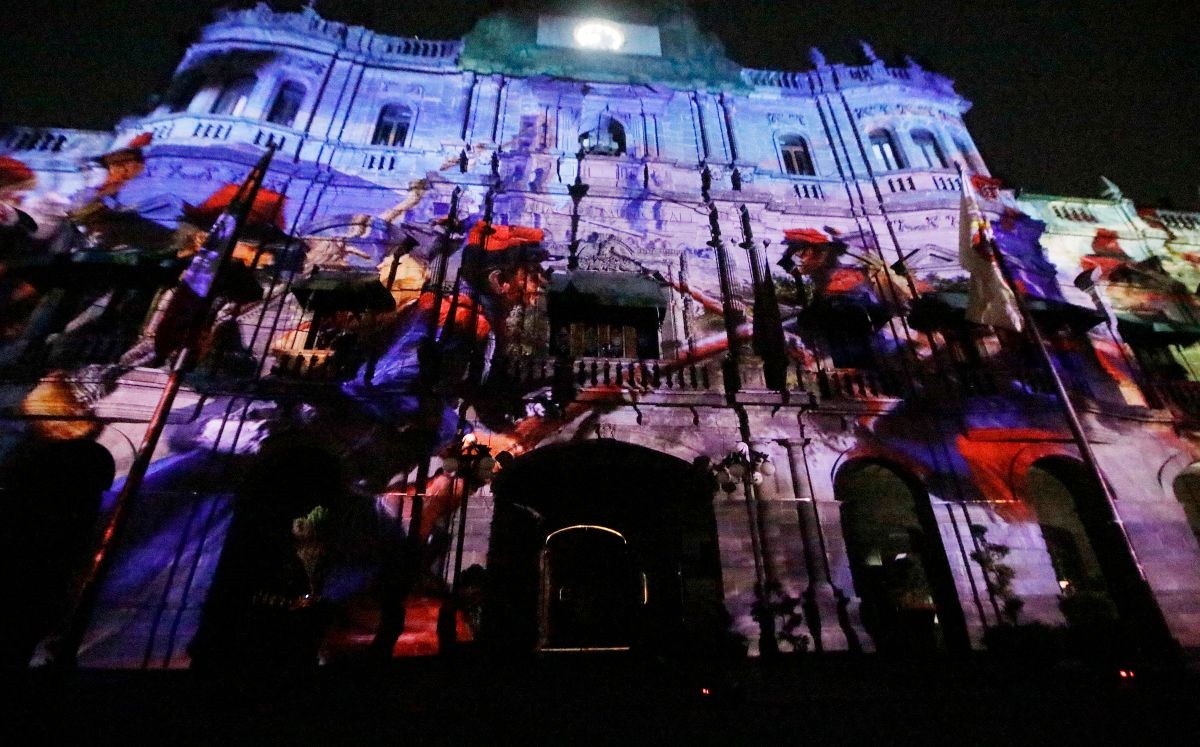 Proyectan video mapping en Puebla | Agencia Enfoque