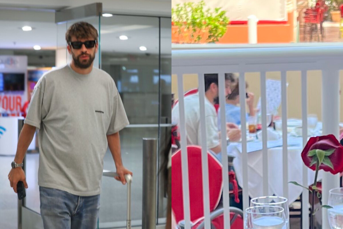 Revelan primeras imágenes de Gerard Piqué con sus hijos en Miami