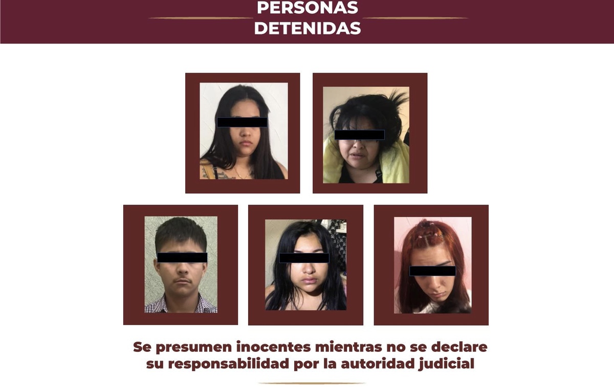 Cinco detenidos tras cateo en Pachuca.