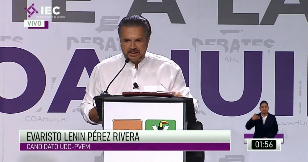 Lenin Pérez en segundo debate. | Especial