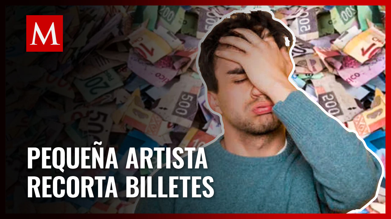 Niña de 4 años encuentra ‘papelitos de colores’ y los recorta, eran billetes