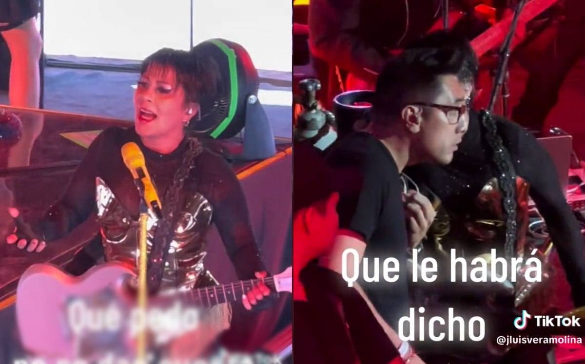 Alejandra Guzmán se molesta por falla técnica | Especial