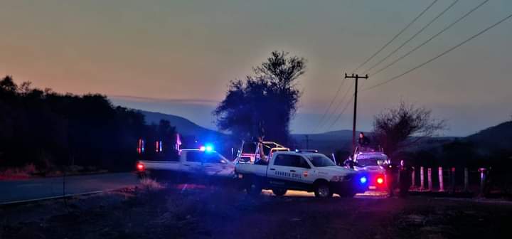 Elementos de seguridad se encuentran en la zona. (César Cabrera)
