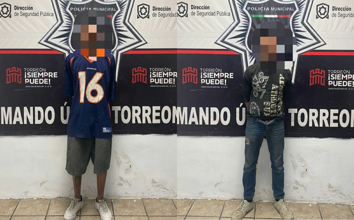 José y Pascual de 41 y 39 años respectivamente, fueron detectados y aprehendidos el lunes a las 23:09 horas en calles de la colonia Santiago Ramírez.
