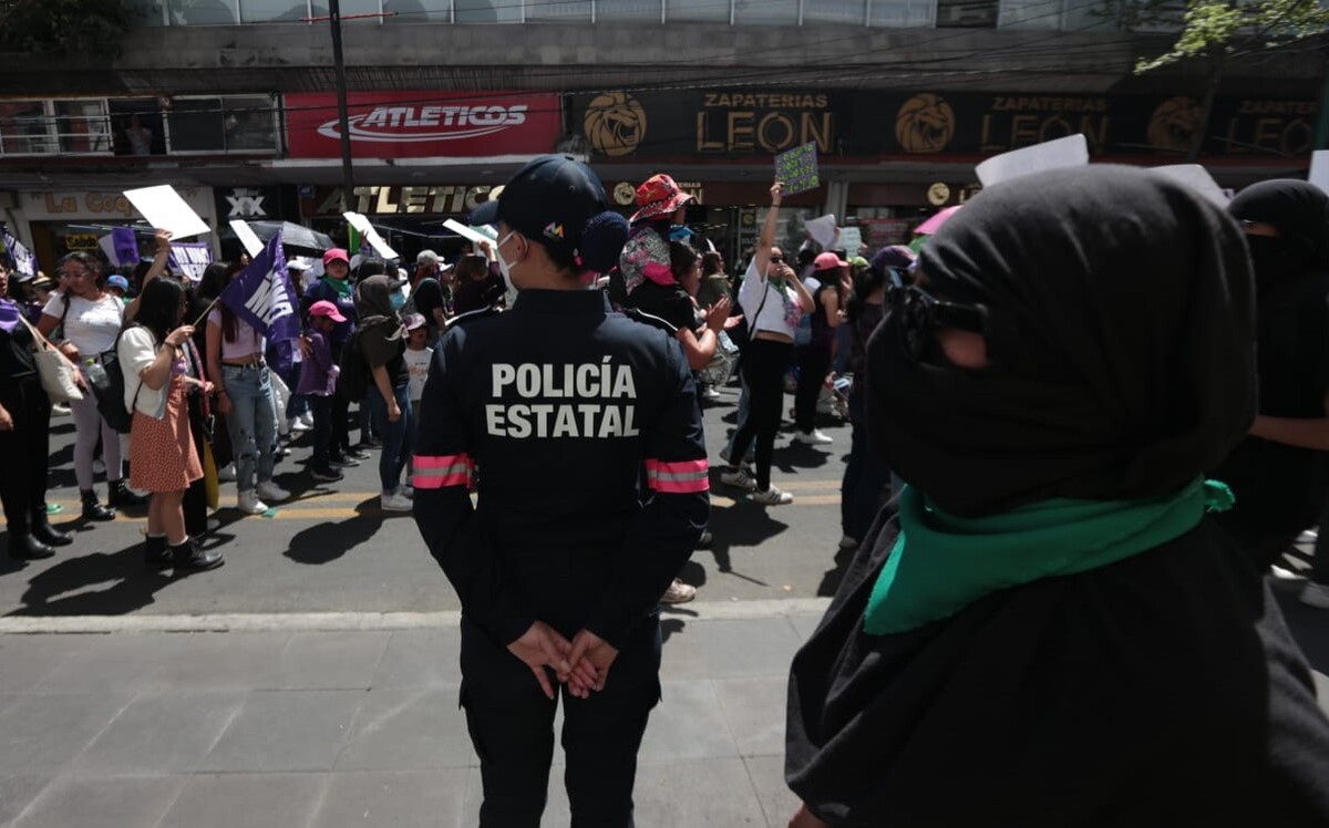 Marcha de colectivos (Tania Contreras)