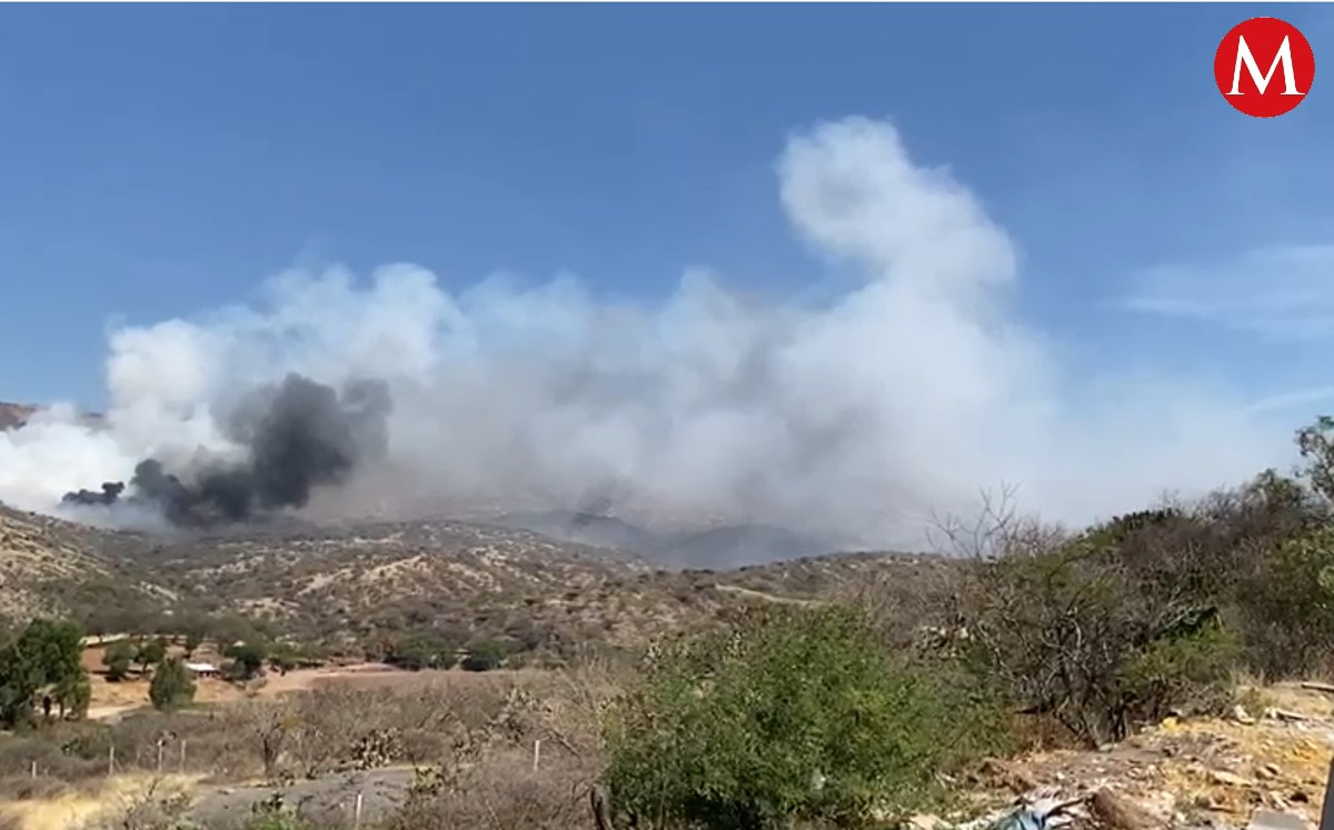 Se registra incendio en Guanajuato capital