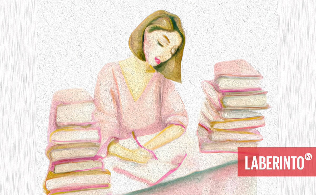 "Supe entonces que en los libros (también en la vida) podría ser la que soy sin dejar de ser todo lo que quisiera". (Generada con DALL E)