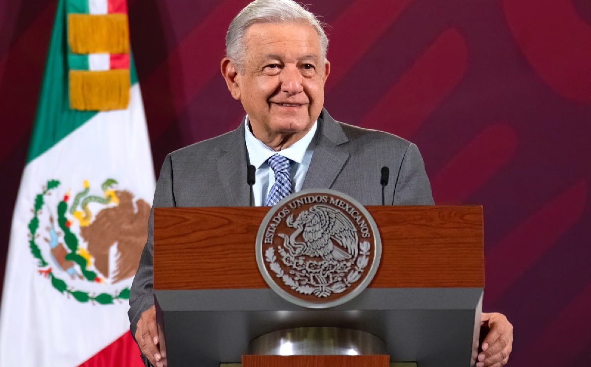 Conferencia mañanera del Presidente en Palacio Nacional el 3 de mayo de 2023. | Cortesía