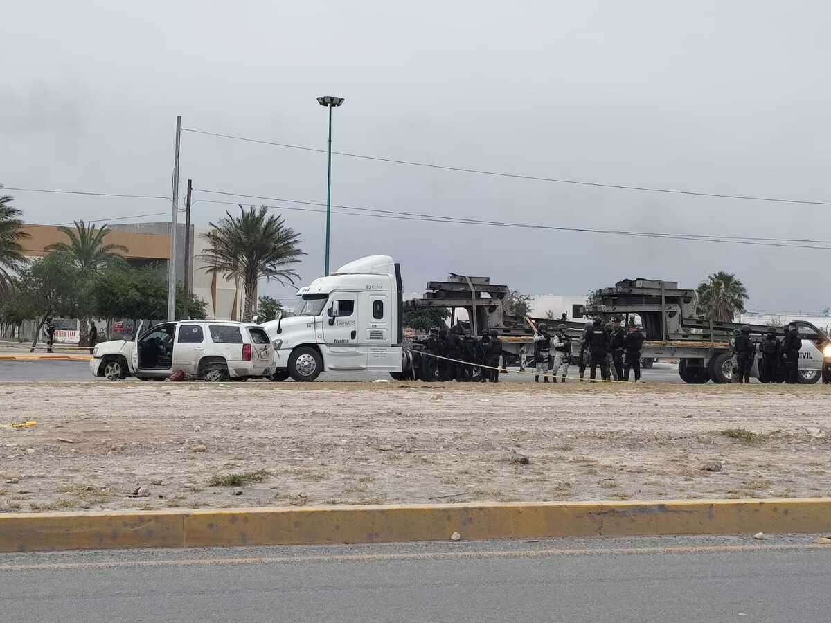 La camioneta quedó completamente destruida | Agustín Martínez