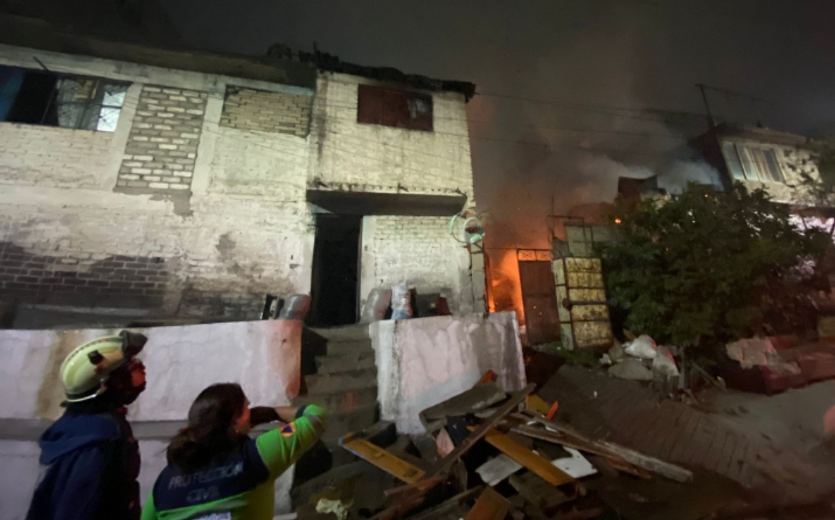 Registran incendio en inmueble de la alcaldía Gustavo A. Madero. (@SGIRPC_CDMX)