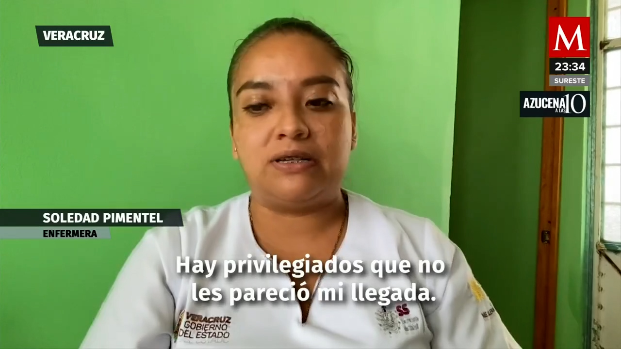 Reinstalan a enfermera que denunció anomalías en el Hospital General de Perote en Veracruz