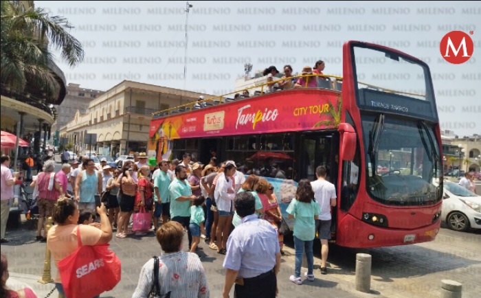 Gran afluencia registra el Turibús en su primer recorrido por Tampico