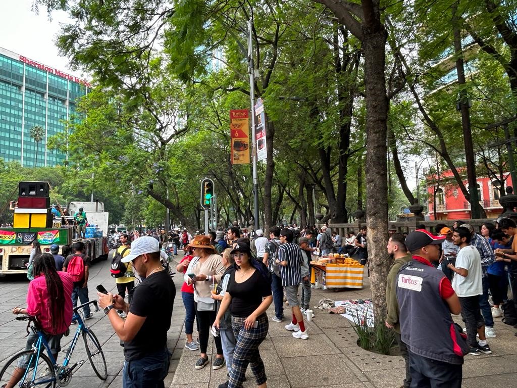 Marcha en Ciudad de México.