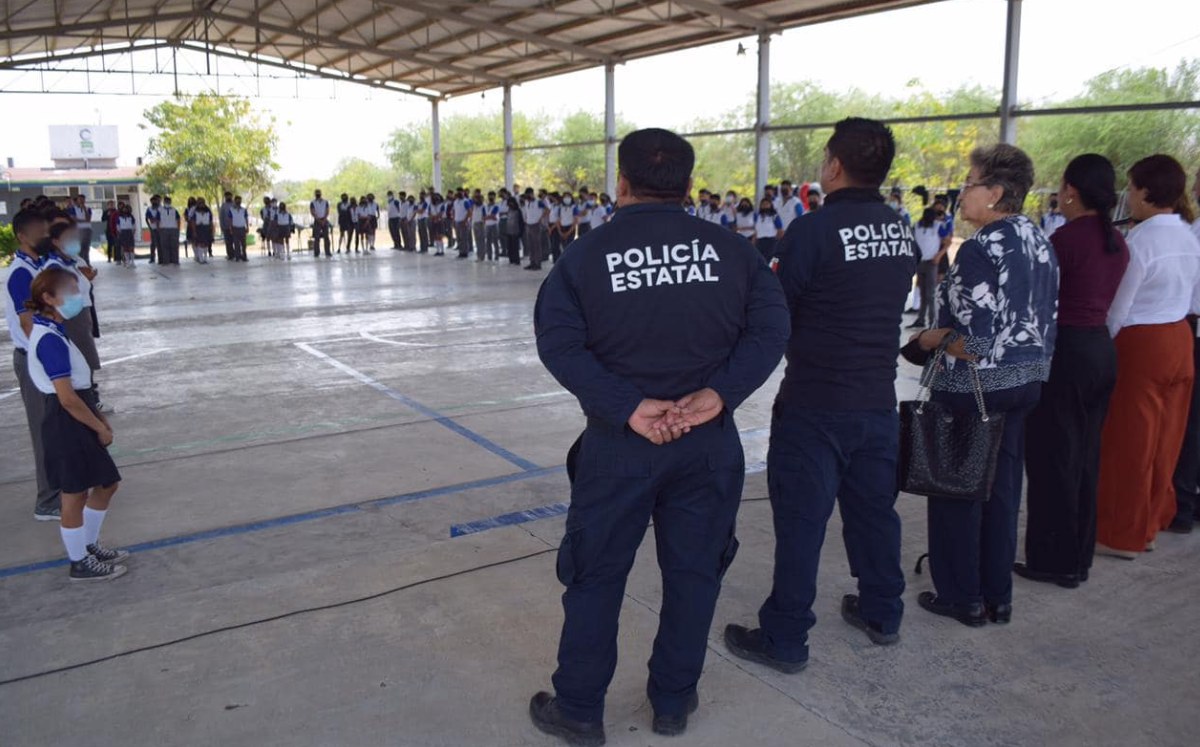 Policia de Tamaulipas visita escuelas