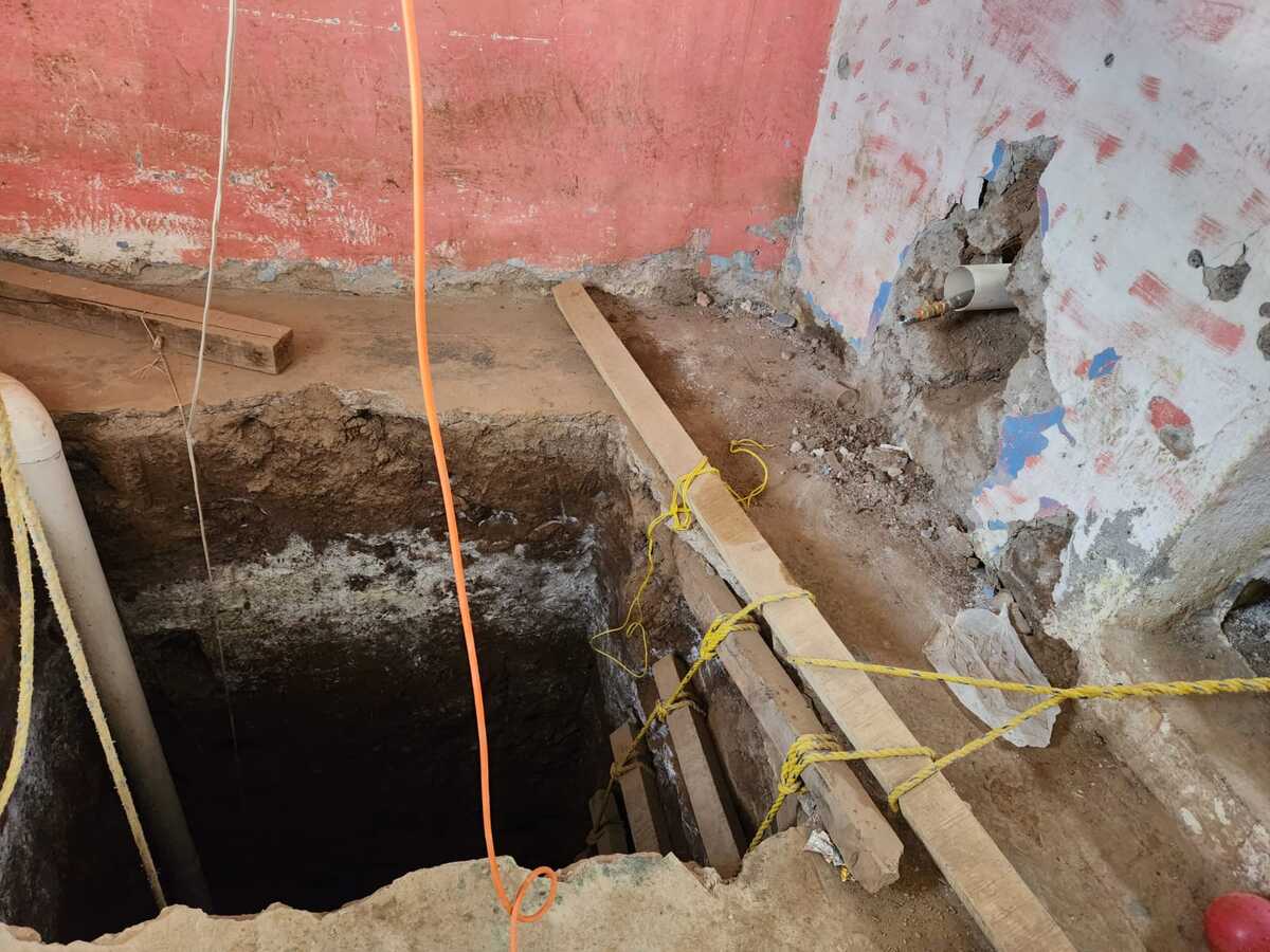 Encuentran tercer túnel  conectado a  un ducto de Pemx en Hidalgo (Cortesía)
