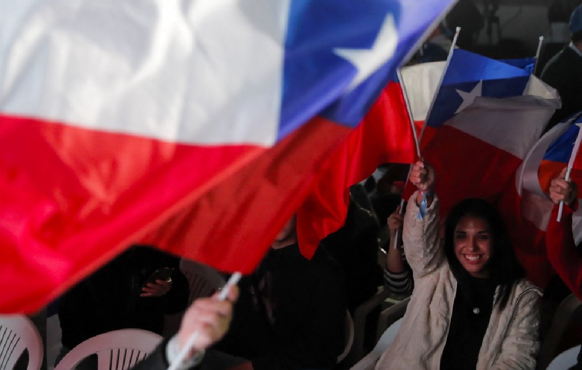 Simpatizante del partido republicano en Chile (AFP)