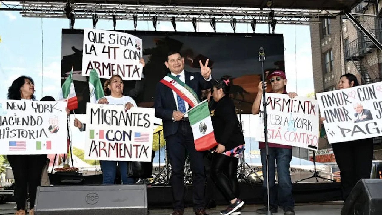 Armenta reconoce esfuerzo y tenacidad de migrantes mexicanos en Nueva York