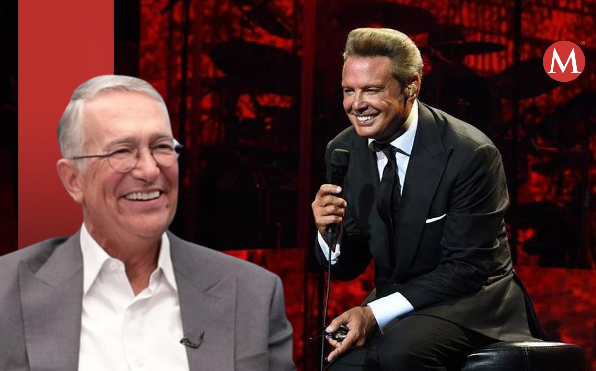 El empresario Ricardo Salinas Pliego y el cantante Luis Miguel. | Especial