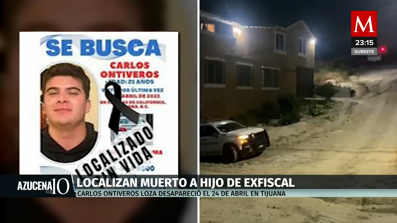 Es localizado sin vida el hijo de ex fiscal en Tijuana