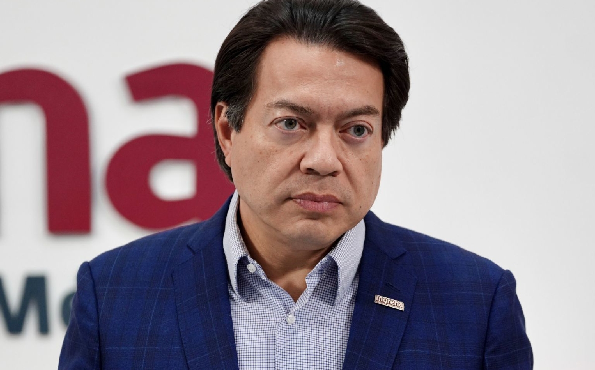 Mario Delgado dirigente de Morena durante una conferencia de prensa. | Cuartoscuro