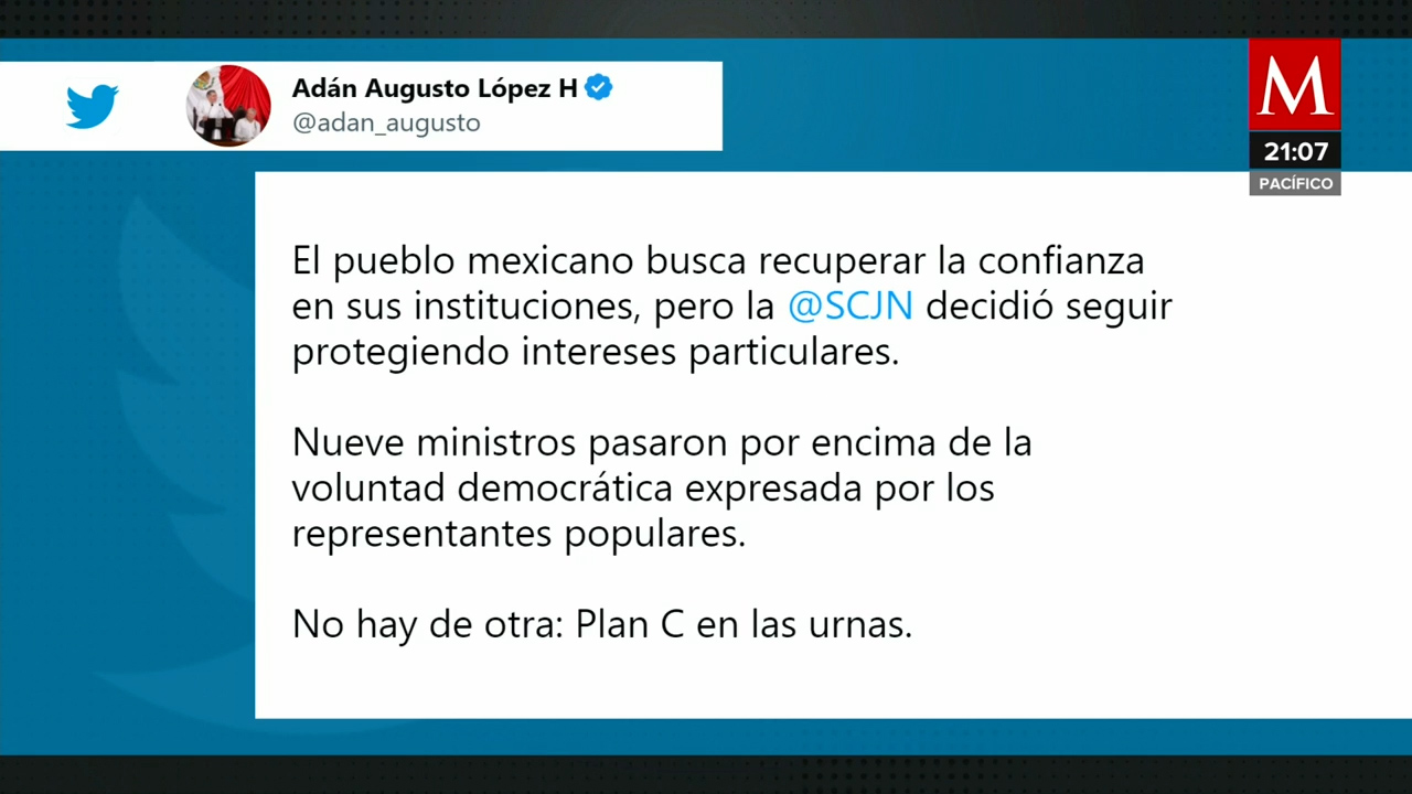 MORENA critica anulación de primera parte del 'Plan B'; acusan “atropello al Legislativo"